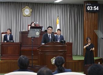 제254회 임시회 1차 본회의 5분자유발언 - 김경진