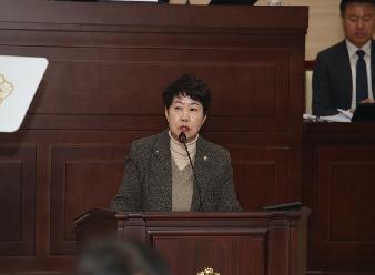 제267회 익산시의회 임시회 2차본회의 5분자유발언 -  정영미