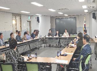김미선, 김순덕, 정영미의원, 농촌체험마을 위원장 등과 간담회 가져