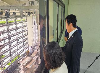 소길영 익산시의원, 장수군 공공형 수직농장 선진지 견학