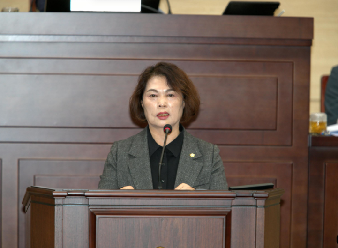 강경숙 의원, 여성청소년 생리용품 보편 지원 촉구 건의안 대표 발의