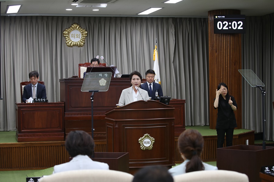제261회 1차정례회 1차본회의 5분자유발언 - 김순덕