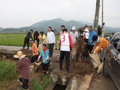 정읍 수해지역 자원봉사활동