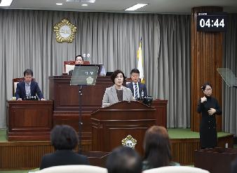 제258회 임시회 1차본회의 5분자유발언 - 김미선