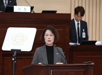 제275회 임시회 제1차 본회의 5분 자유발언 - 강경숙 의원