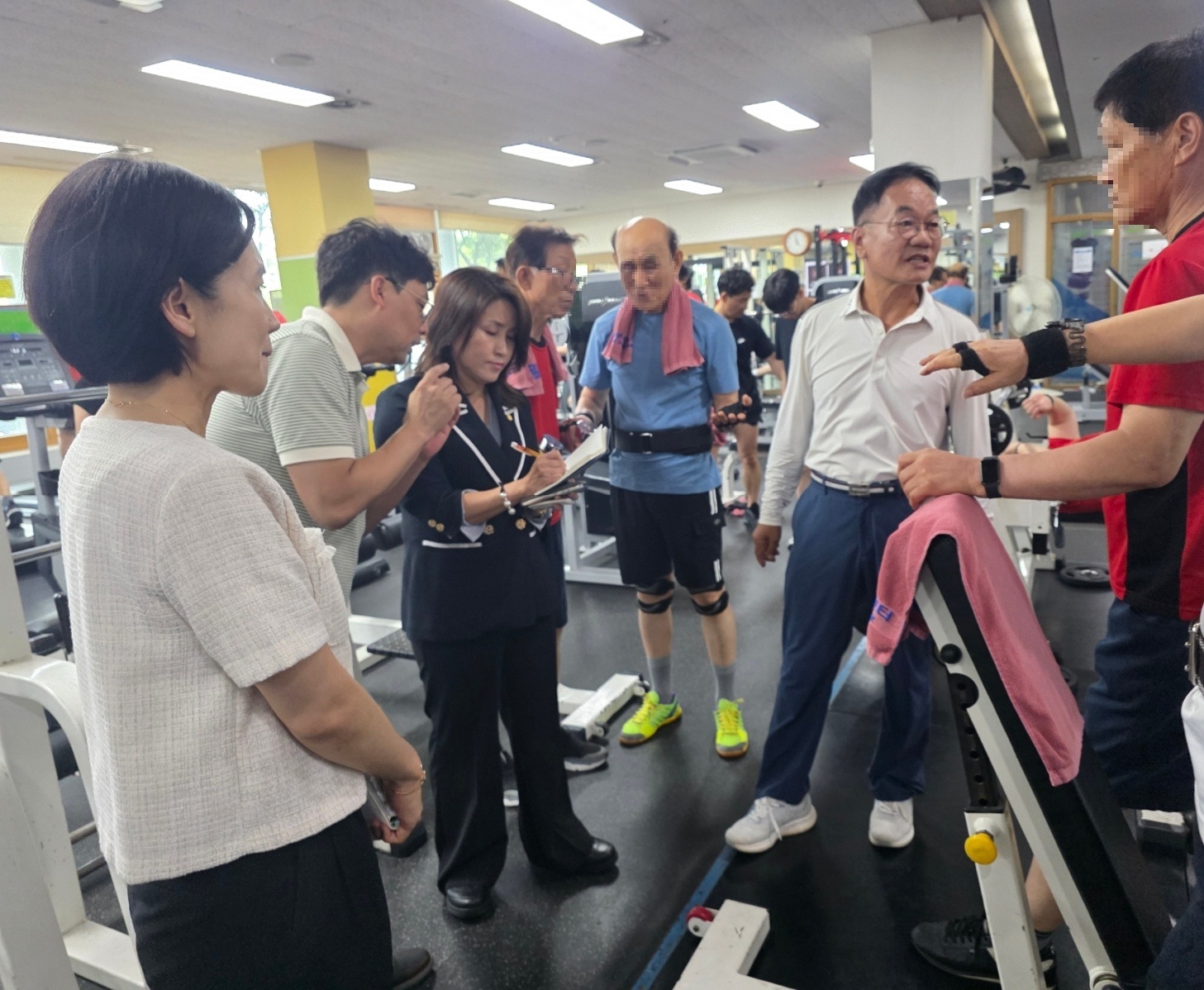 익산문화체육센터 현장방문 “노후시설 개선 및 안전사고 예방 시급