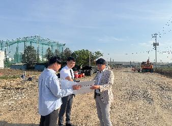 송학동 티스테이션~평동로 도시계획도로 현장 방문