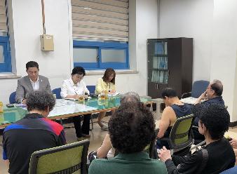 황두관 익산시의원, ‘남중동 국민생활관 회원 애로사항 청취를 위한 현장 간담회 개최’